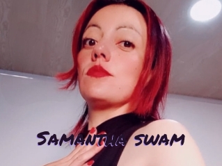 Samantha_swam